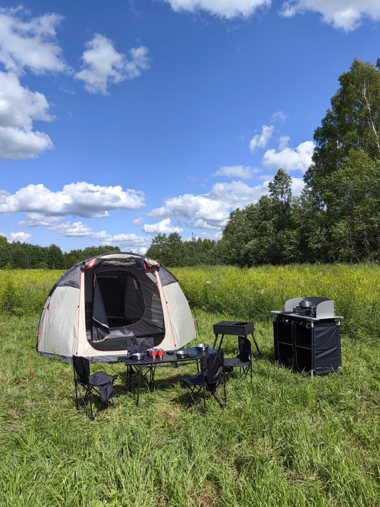 Кемпинг — отдых у реки